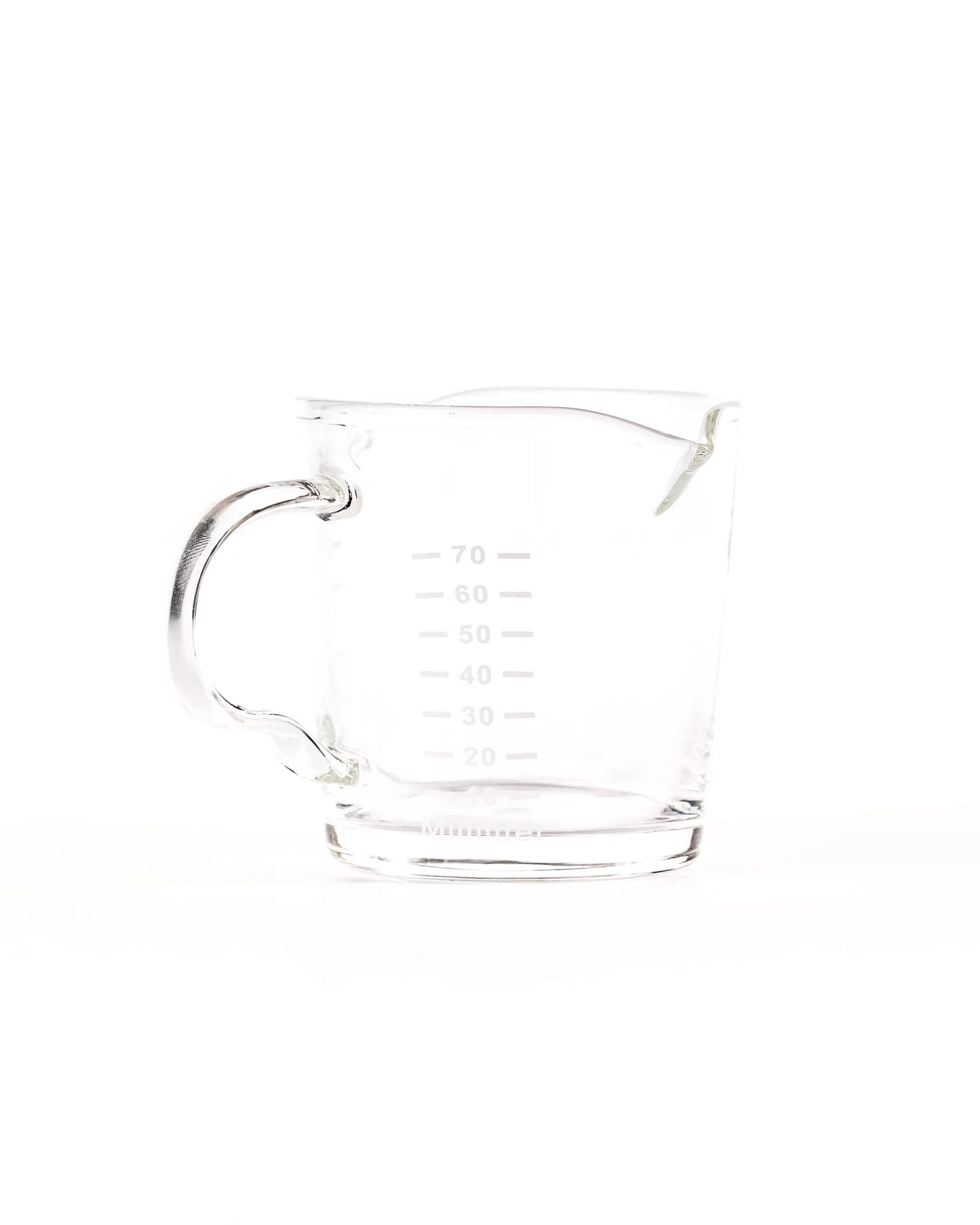 Espresso shotglas met inhoudsstreepjes