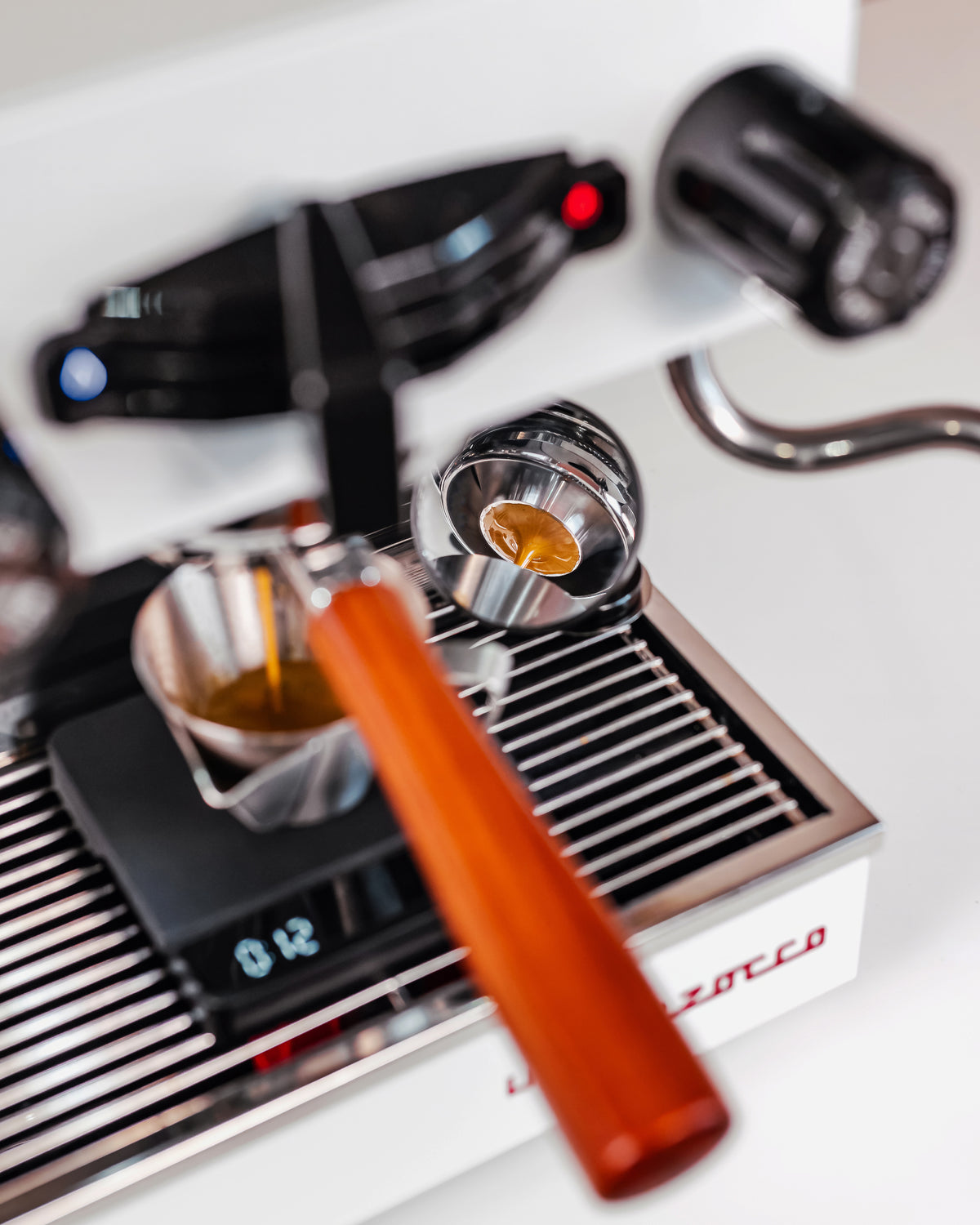 Espresso shot mirror