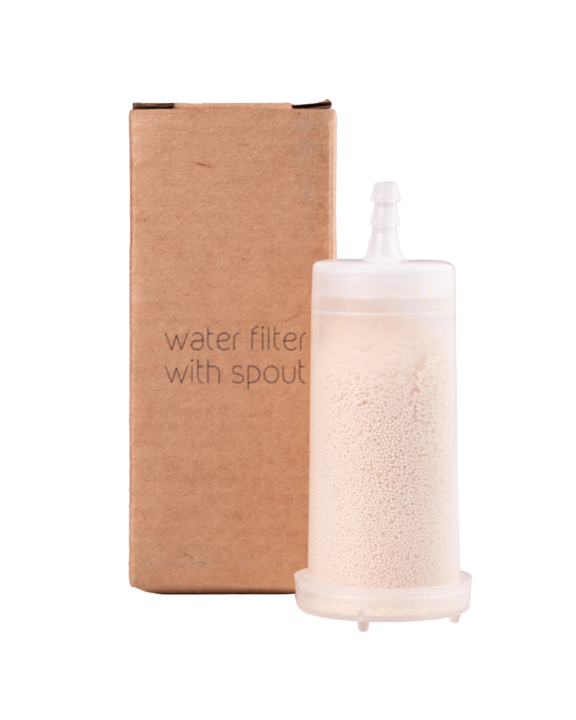 Waterfilter met tuit